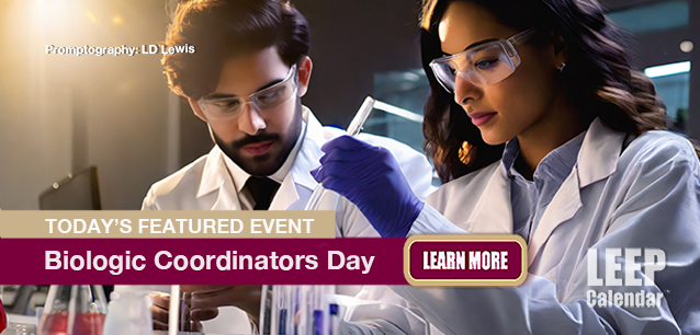 No Image found . This Image is about the event Biologic Coordinators Day, Ntl: November 1. Click on the event name to see the event detail.