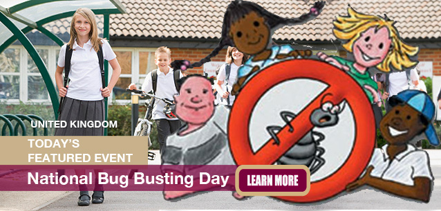 No Image found . This Image is about the event Bug Busting Day, Ntl. (UK): June 15. Click on the event name to see the event detail.