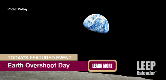 No Image found . This Image is about the event Earth Overshoot Day: July 31 (est). Click on the event name to see the event detail.
