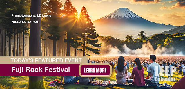 No Image found . This Image is about the event Fuji Rock Festival (JP): July 25-27 (est). Click on the event name to see the event detail.