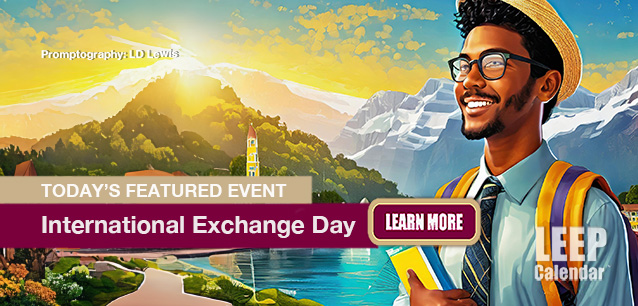 No Image found . This Image is about the event Exchange Day, Int.: August 4 (est). Click on the event name to see the event detail.