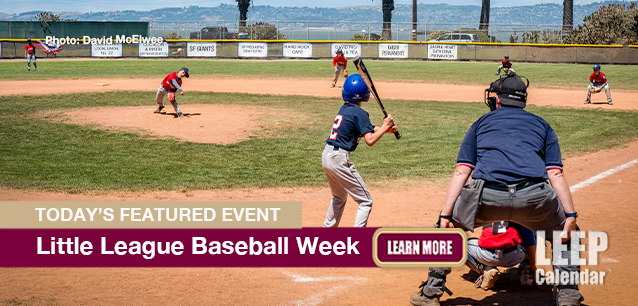 No Image found . This Image is about the event Little League Baseball Week, Ntl: June 9-15. Click on the event name to see the event detail.