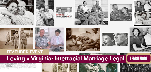 No Image found . This Image is about the event Banning Interracial Marriage Ruled Unconstitutional (Loving 1967): June 12 . Click on the event name to see the event detail.