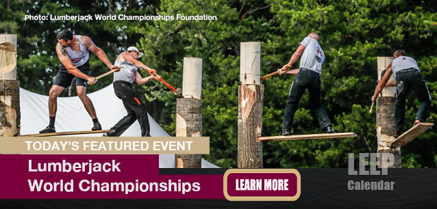 No Image found . This Image is about the event Lumberjack World Championships (US-WI): July 31 - August 2 (est). Click on the event name to see the event detail.