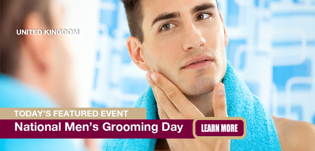 No Image found . This Image is about the event Men's Grooming Day, Ntl. (UK): August 15. Click on the event name to see the event detail.