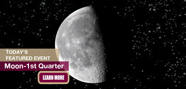 No Image found . This Image is about the event Moon—First Quarter: May 4. Click on the event name to see the event detail.