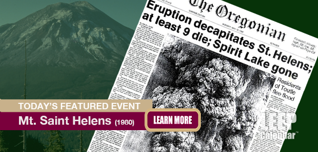 No Image found . This Image is about the event Mount Saint Helens Eruption (US-WA)(1980): May 18. Click on the event name to see the event detail.