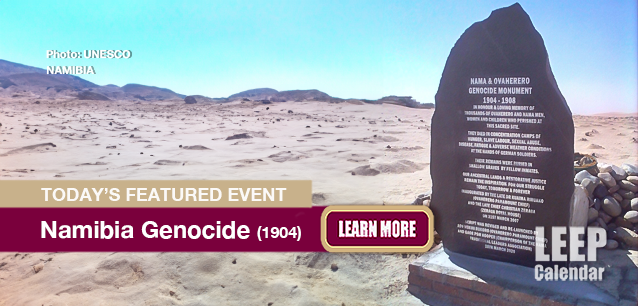 No Image found . This Image is about the event Namibia Genocide (1904): August 16. Click on the event name to see the event detail.