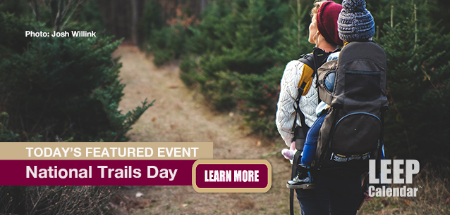 No Image found . This Image is about the event Trails Day, Ntl.: June 7. Click on the event name to see the event detail.
