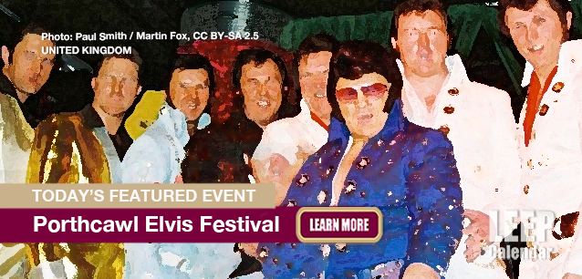 No Image found . This Image is about the event Porthcawl Elvis Festival (UK): September 26-28. Click on the event name to see the event detail.