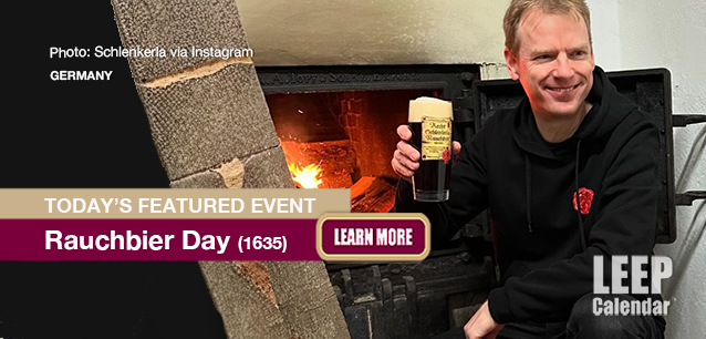 No Image found . This Image is about the event Rauchbier Day (DE)(1635): July 23. Click on the event name to see the event detail.