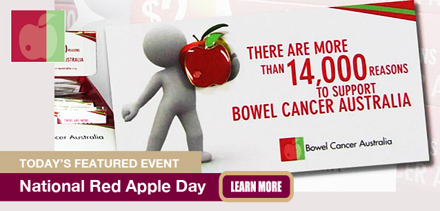 No Image found . This Image is about the event Red Apple Day (AU): June 18 (est). Click on the event name to see the event detail.