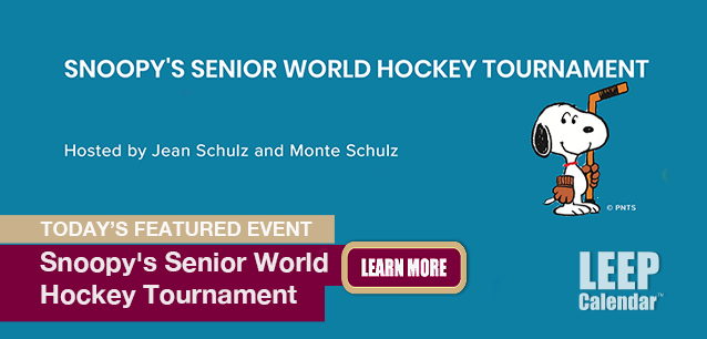 No Image found . This Image is about the event Snoopy's Senior World Hockey Tournament (US-CA): July 18-27. Click on the event name to see the event detail.