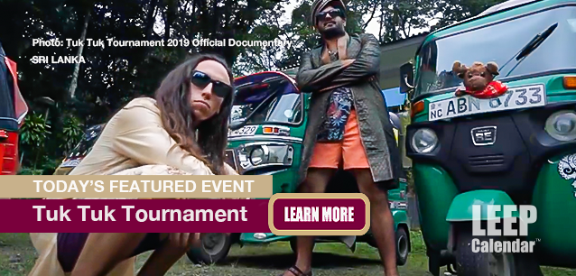 No Image found . This Image is about the event Red Bull Tuk Tuk Tournament (LK): October 19-31 (est). Click on the event name to see the event detail.