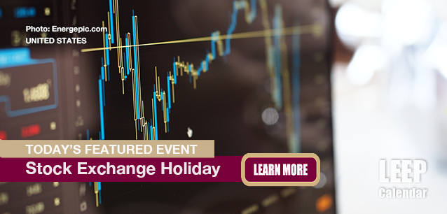 No Image found . This Image is about the event Stock Exchange Holiday (NYSE Closed): June 19. Click on the event name to see the event detail.