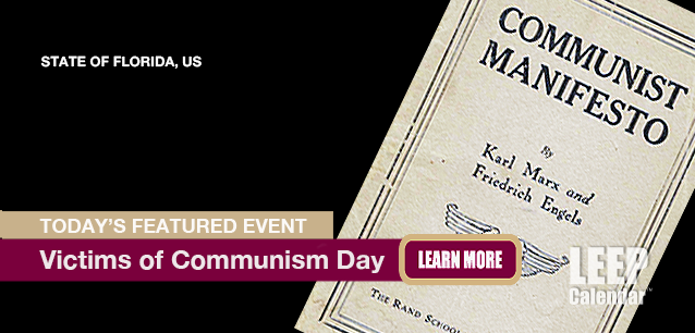No Image found . This Image is about the event Victims of Communism Day (US-FL): November 7. Click on the event name to see the event detail.
