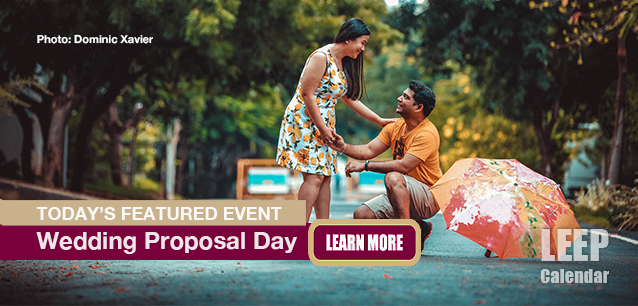 No Image found . This Image is about the event Wedding Proposal Day (Fall): September 22. Click on the event name to see the event detail.