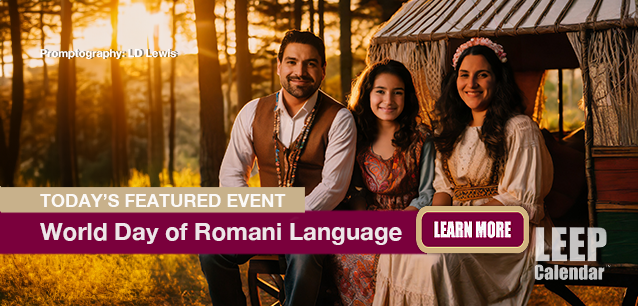 No Image found . This Image is about the event Romani Language, World Day of: November 5. Click on the event name to see the event detail.