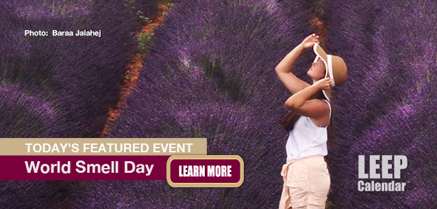 No Image found . This Image is about the event Smell Day, World.: June 16. Click on the event name to see the event detail.