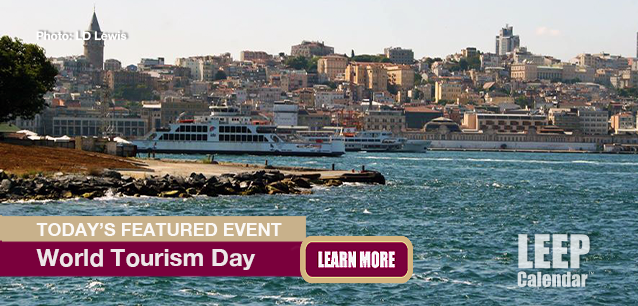 No Image found . This Image is about the event Tourism Day, World: September 27. Click on the event name to see the event detail.